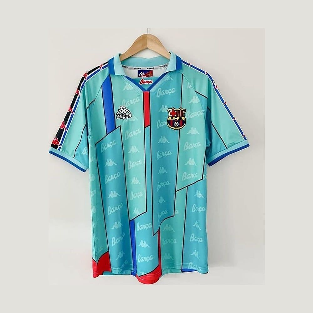 Maillot Rétro Barcelona Extérieur 1996/97