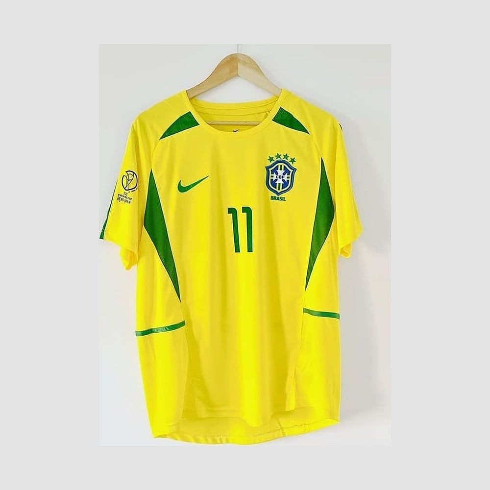 Maillot Rétro Brésil Domicile 2002