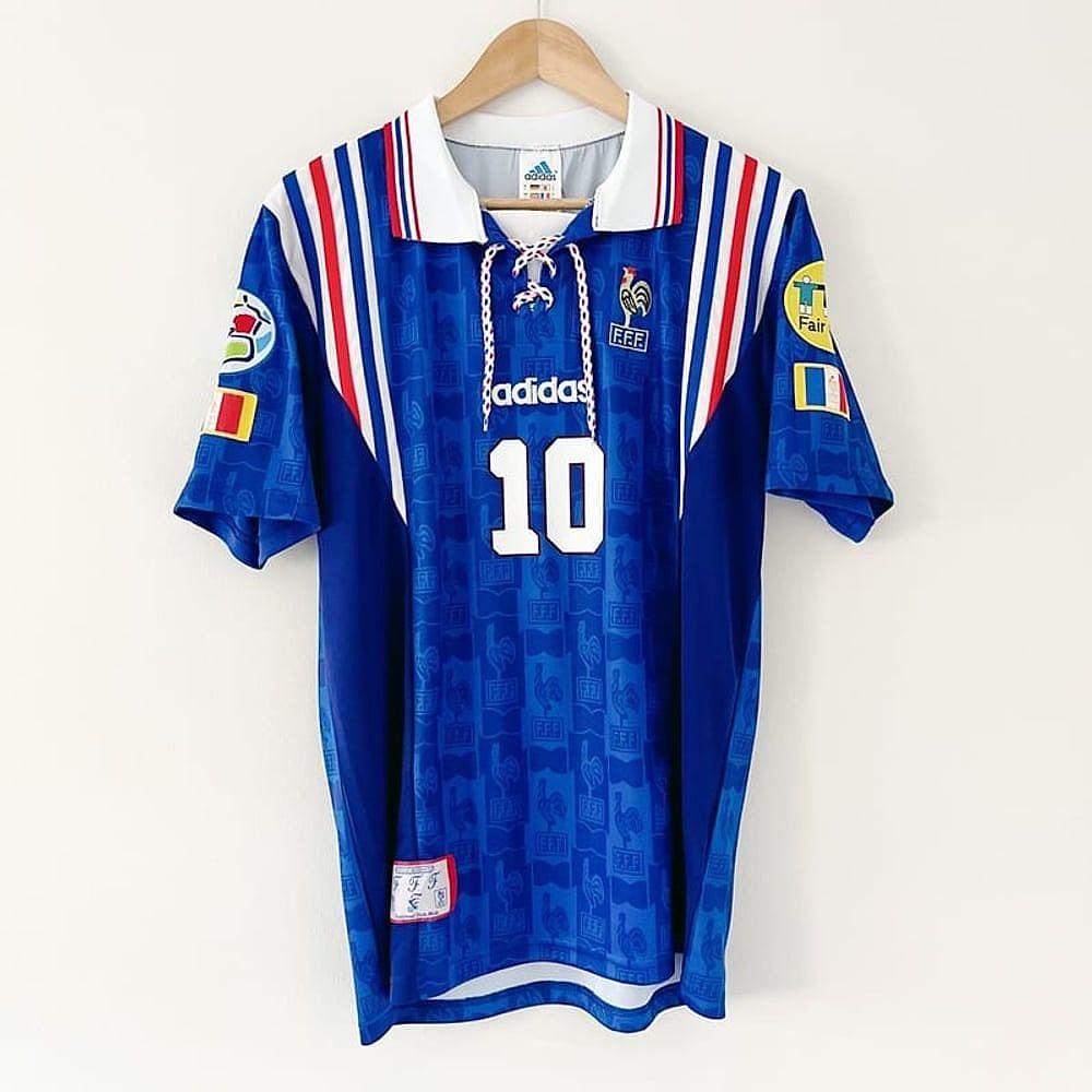 Maillot Rétro France Domicile 1996