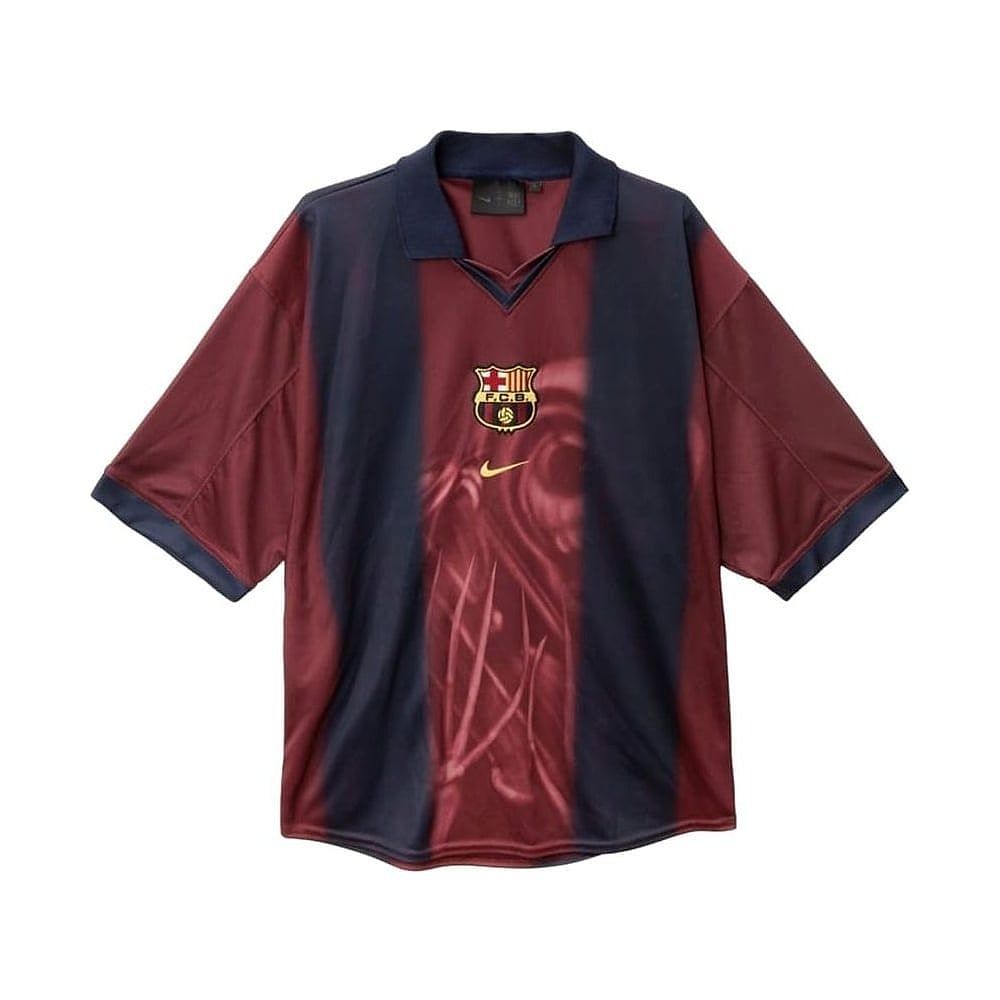 Maillot Rétro Travis Scott x Nike x FC Barcelona Domicile 2000/01